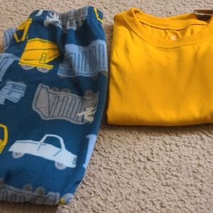 Toddler Boy Carter fleece pajama set